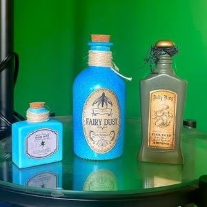 Painted bottle set fairy potions